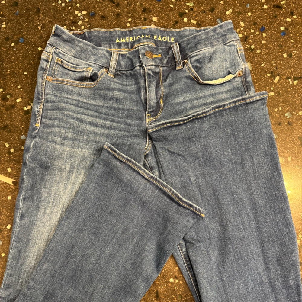 American Eagle Outfitters Dark Blue Denim Pants